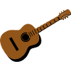 Acoustic guitar, simple, simple, music