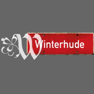 Hamburg- Winterhude: Ortsschild mit Tattoo Initial