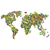 Un monde de coeurs! carte du monde