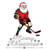 Hockey Santa Merry Christmas