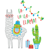 Fa la Llama Weihnachtspullover Weihnachtsgeschenk