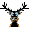 Rudolf the Reindeer Cartoon Motif