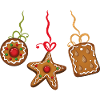 Gingerbread Christmas cookies biscuit cookies