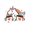 Einhörner und Kaffee - Einhorn