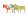 Retro donkey