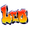 Leo Graffiti red Yellow