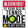 12 ans en mode tennis