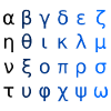 Greek alphabet