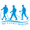 Nordic walking stok in voorembleem