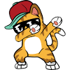Dabbing dab cat