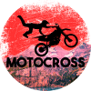 Motocross Geschenk Berglandschaft MX