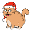Christmas cat