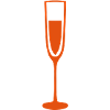 glass flute glass Sektglas