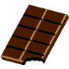 Une barre de chocolat