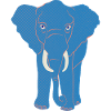 blue elephant