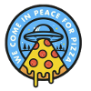 Peace for pizza!