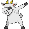Dabbing Dab goat