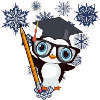 Winter penguin