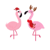 Flamingo Weihnachten