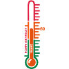 60 years anniversary thermometer birth