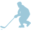 inline skating hockey silhouette2 drawing