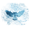 Frost owl silhouette