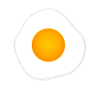 Œuf au plat le matin.
