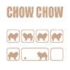 Hartnäckiger Chow-Chow-Trick-Design