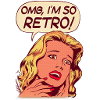 Beautiful Retro Woman