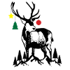 Christmas deer