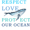 Save our ocean t-shirt whale