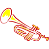 Trompete Bläser Design