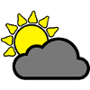 Cloud - Sun - Cloud - Sun