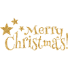 Merry Christmas Schrift Frohe Weihnachten Sterne