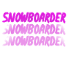 Snowboarder snowboarding boarder snow