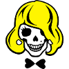 Dye skeleton to hair