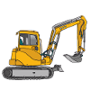 Yellow digger / excavators