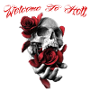 Skull Roses - Welcome to hell