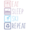 EAT SLEEP SKI REPEAT