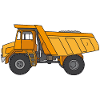 Dump truck or semitrailer