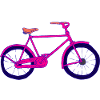 Neon Pink Bicycle