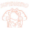 Superhero Kostüm Karneval Superheld