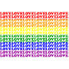 Gay Pride Love Flag