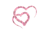Diamant Herz pink