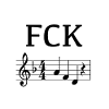 FCK AFD in musical notation