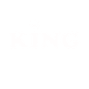KING with crown white