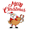 Drunk Santa and Reindeer