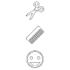 Scissors, comm,