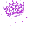 Crown Glitter Princess Birthday Princess