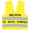 Yellow vest Macron you pump us